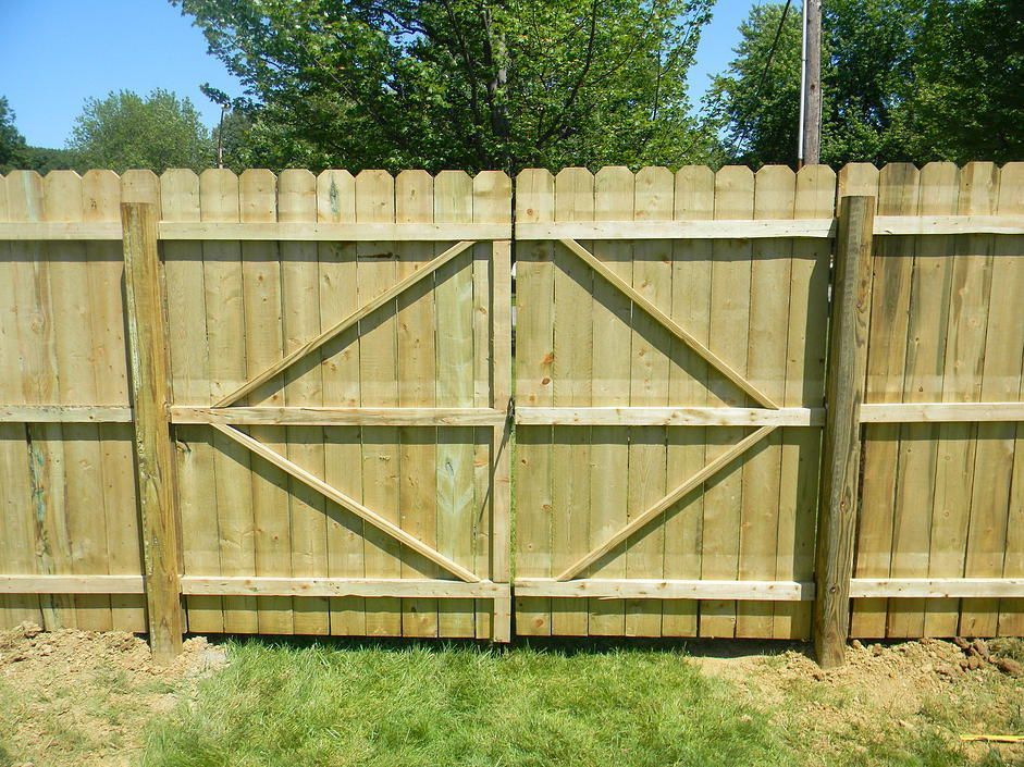 wooden fence
