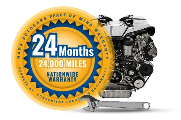 NAPA 24-month/24,000-mile Nationwide Warranty | Angel's Auto Care Center