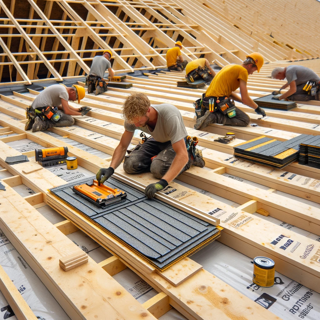 PIR isolatieplaten onder dakshingles 
