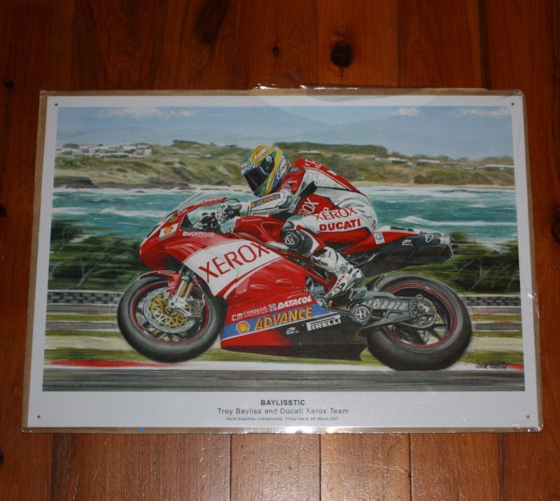 Bayliss on Ducati