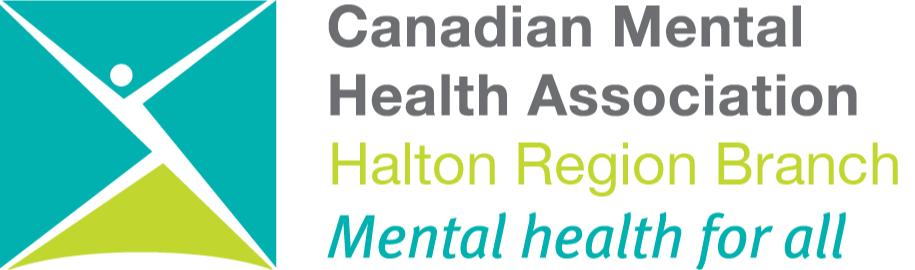 The logo for the canadian mental health association halton region branch