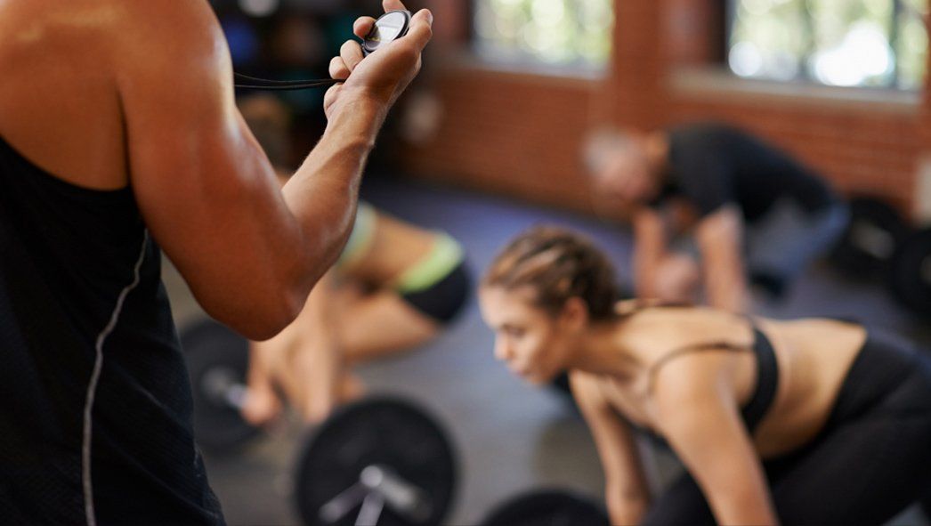 A workout session in a clean and tidy gym