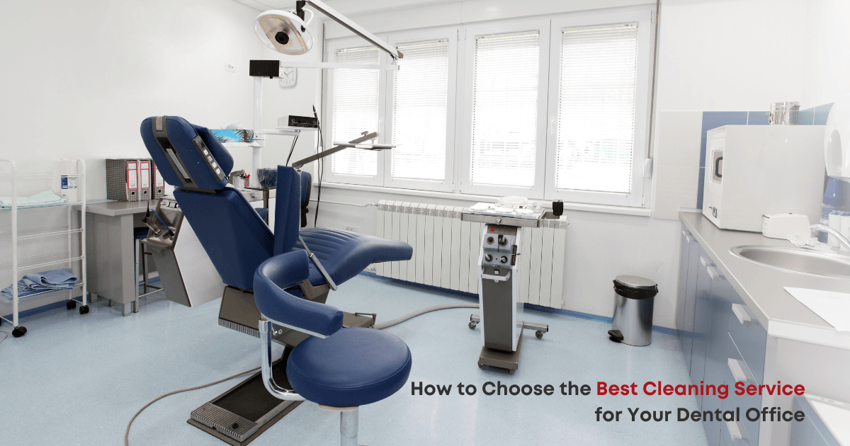 empty and clean modern dental office with dental chair