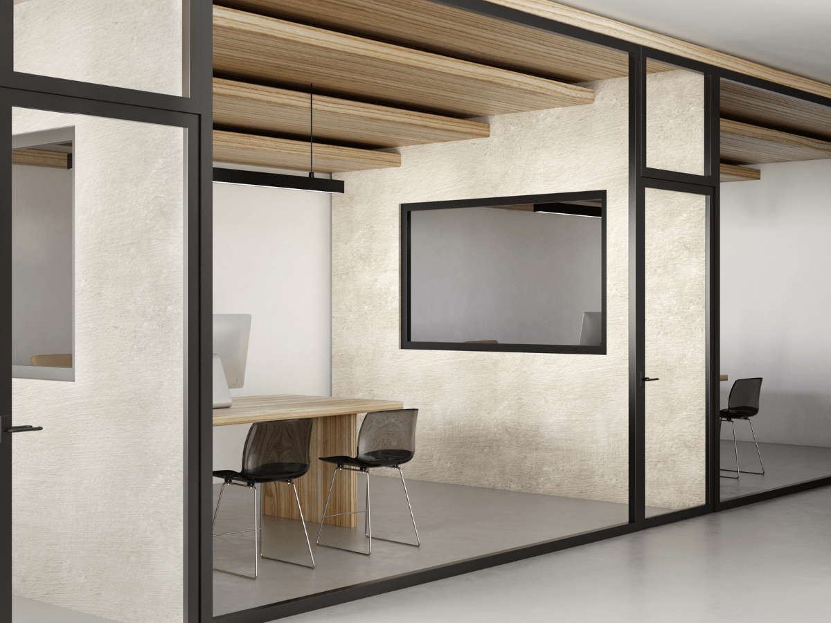 clean office interior