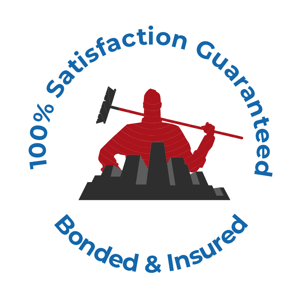 100% satisfaction guaranteed badge by Terran Spic and Span