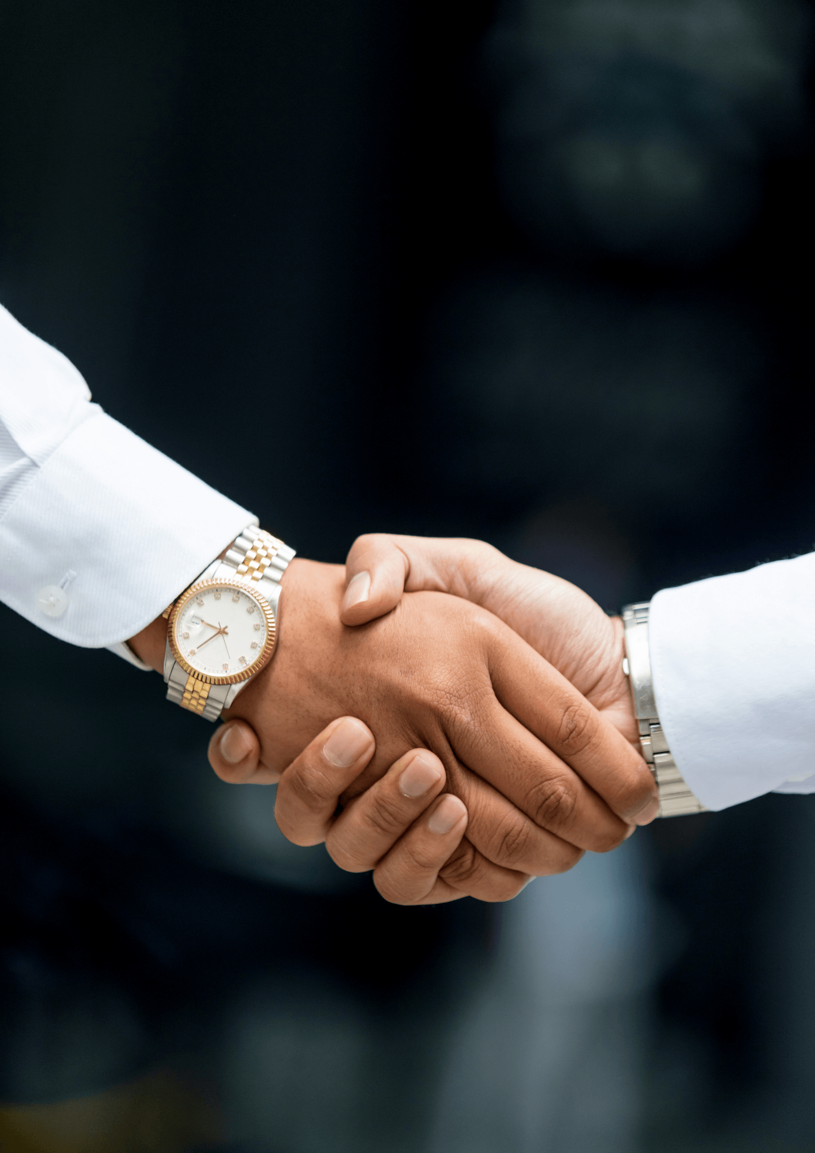 businessmen shaking hands