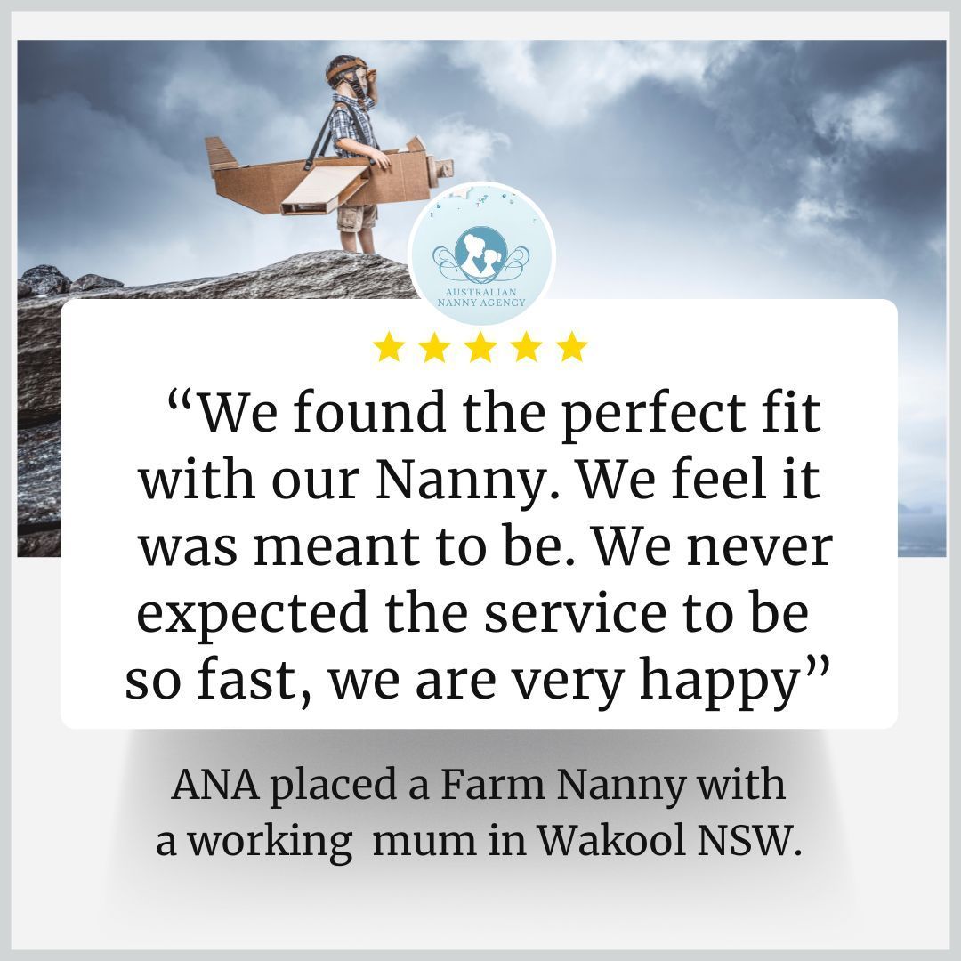 A review of ANA who placed a farm nanny with a working mum in wakool nsw