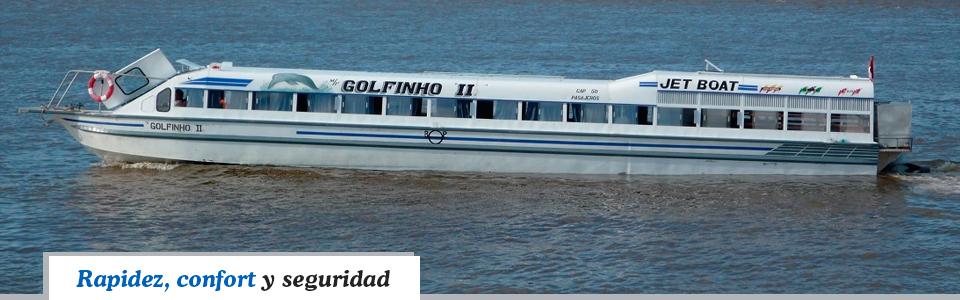 Transporte Golfinho,  transporte acuático