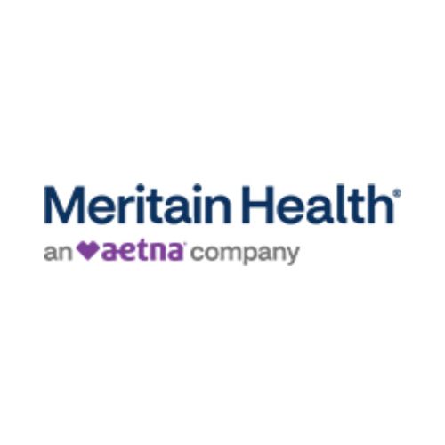 The meritain health logo is a aetna company.
