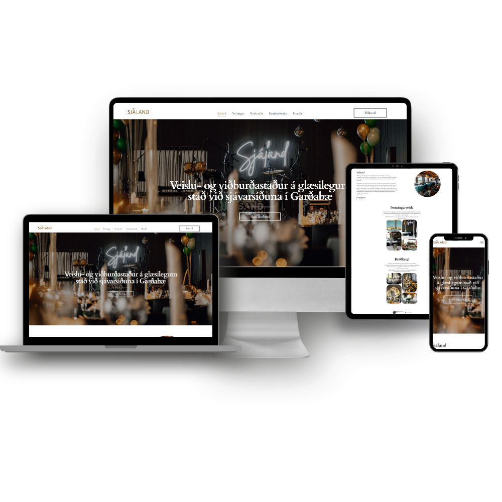 Vefhönnun fyrir ARG eftir Split Design