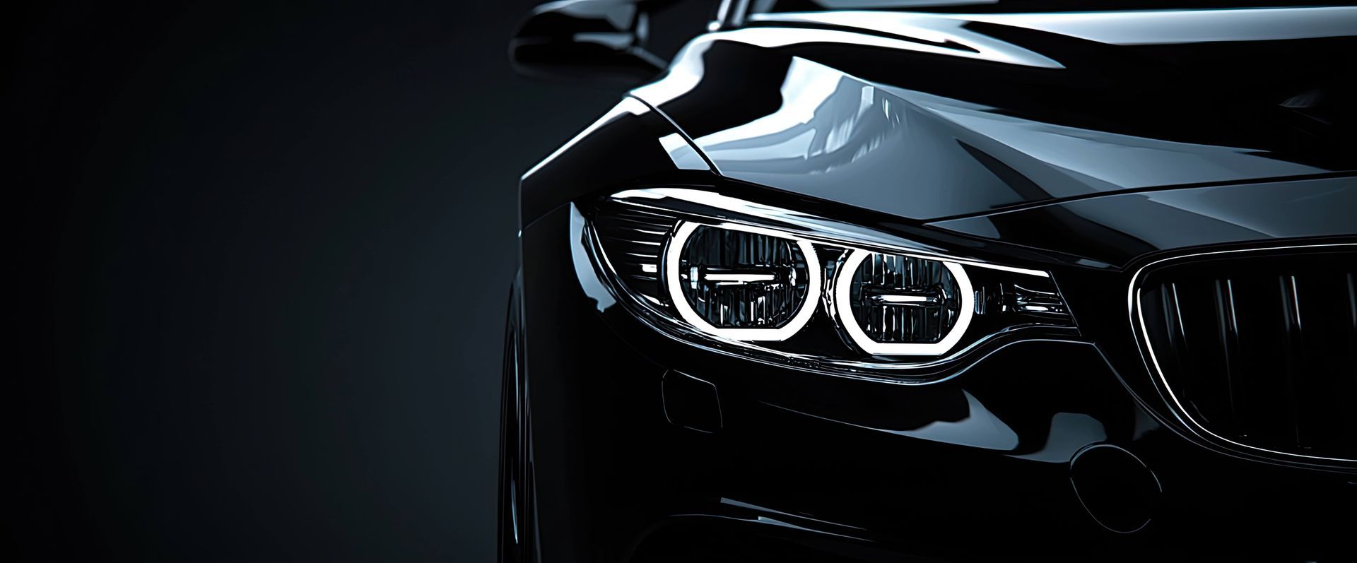 Car right side headlights