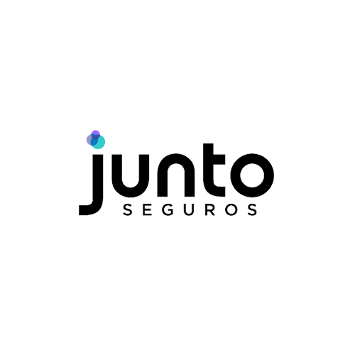 Logotipo da Junto Seguros com a palavra 
