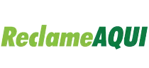 Logotipo da Reclame AQUI com a palavra 