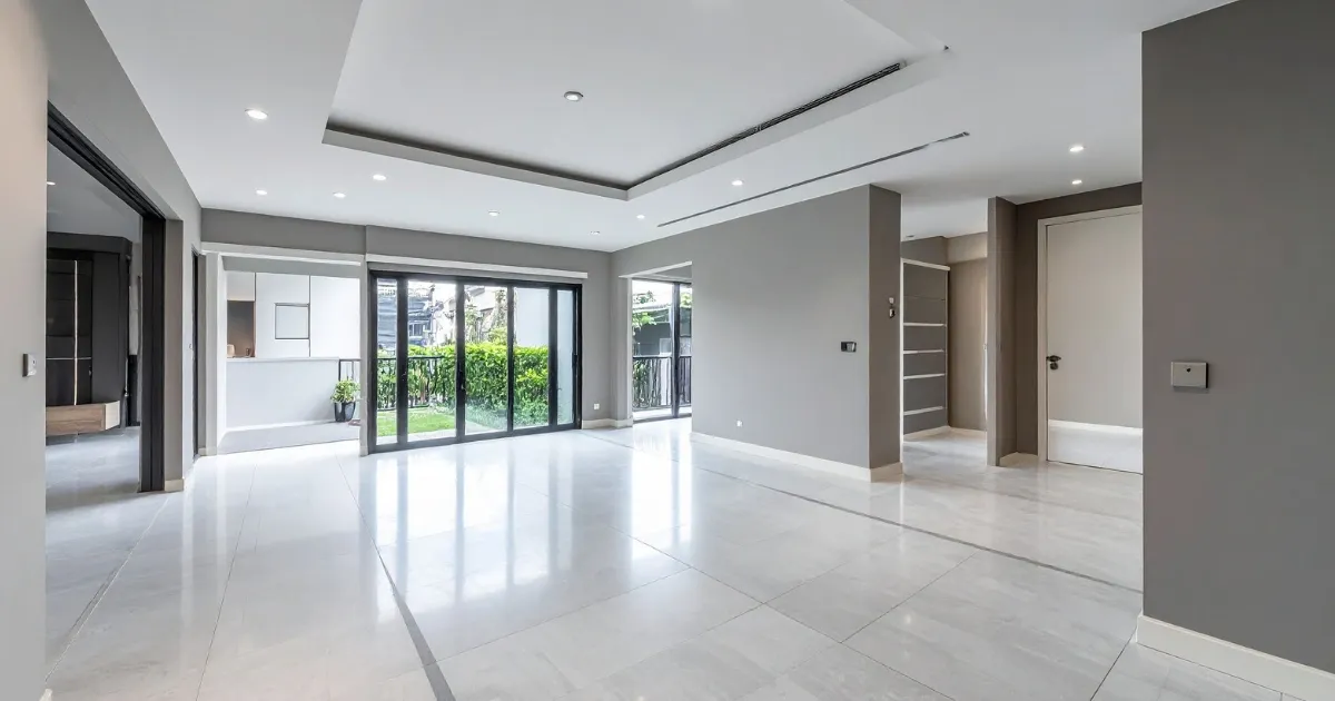 Open living space showcasing small house addition ideas with modern layout and natural light