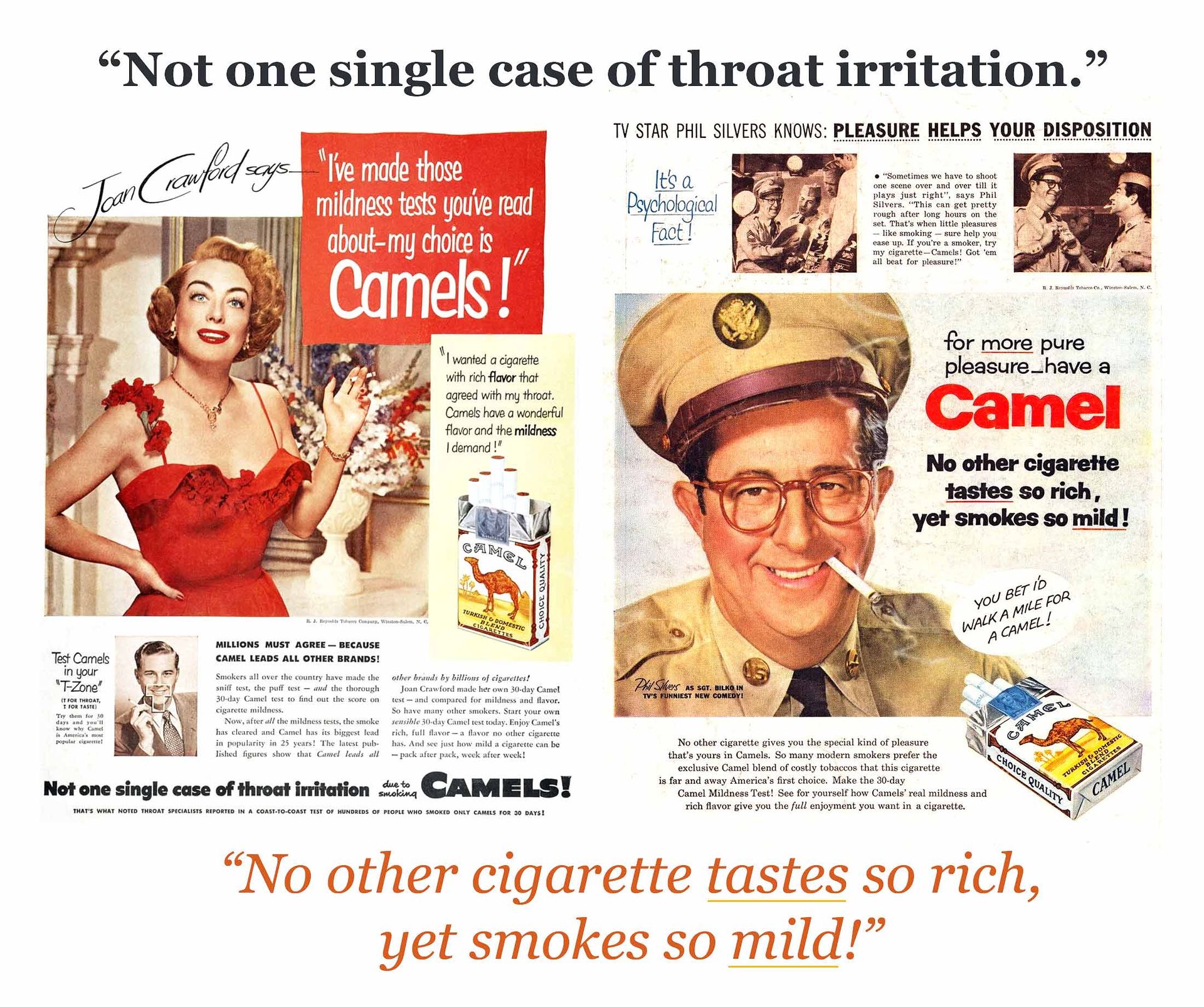 camel 27 cigarette Knock-knock... It's mild!