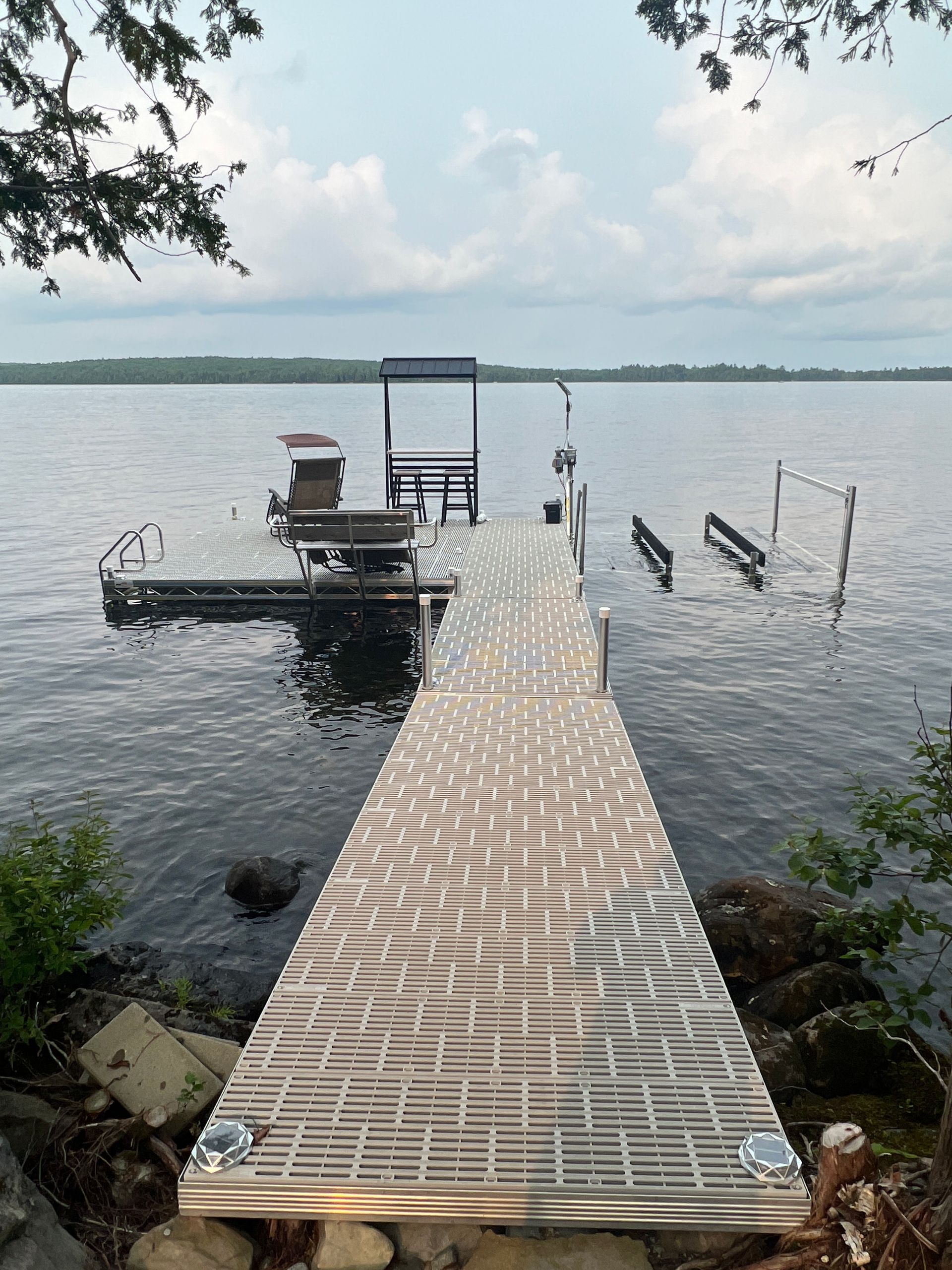 Lisbon Boat Dock Maine