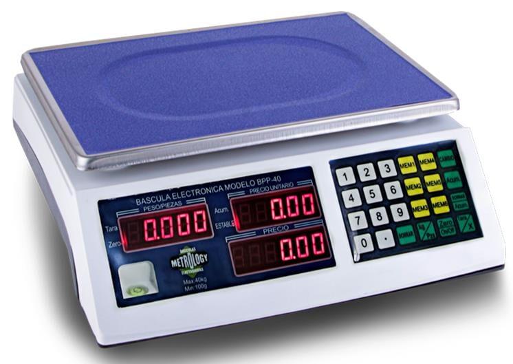 MEGA EQUIPOS Y SISTEMAS COMERCIALES - MODELO BPP-40, CON COMUNICACIÓN PARA PUNTOS DE VENTA
