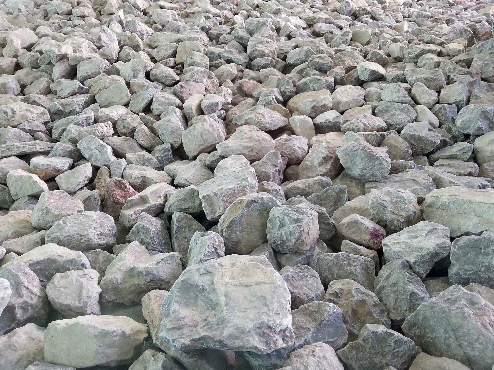 Limestone pile — West Plains, MO — Elizabeth Quarry, Inc