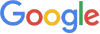 Google logo, colorful letters in blue, red, yellow, and green.
