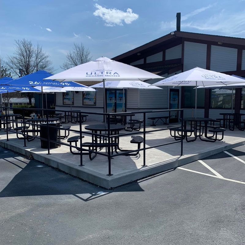Patio Is Now Open