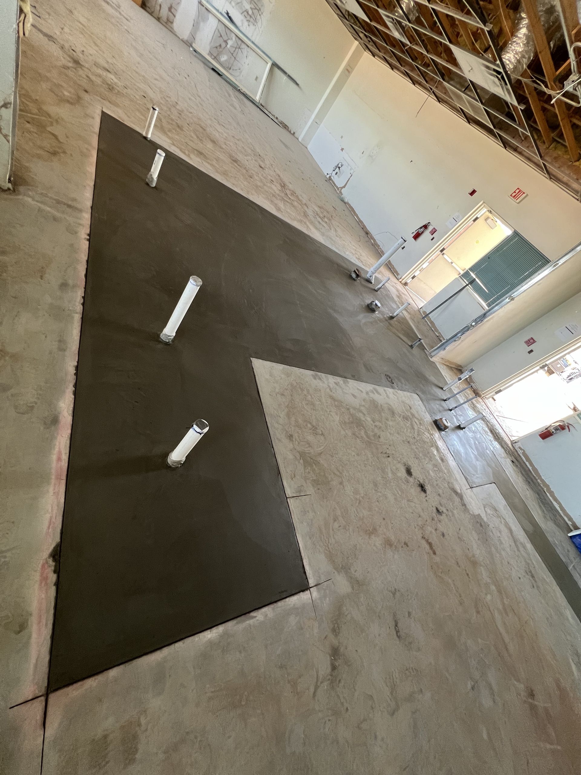Concrete cut and pour back repair