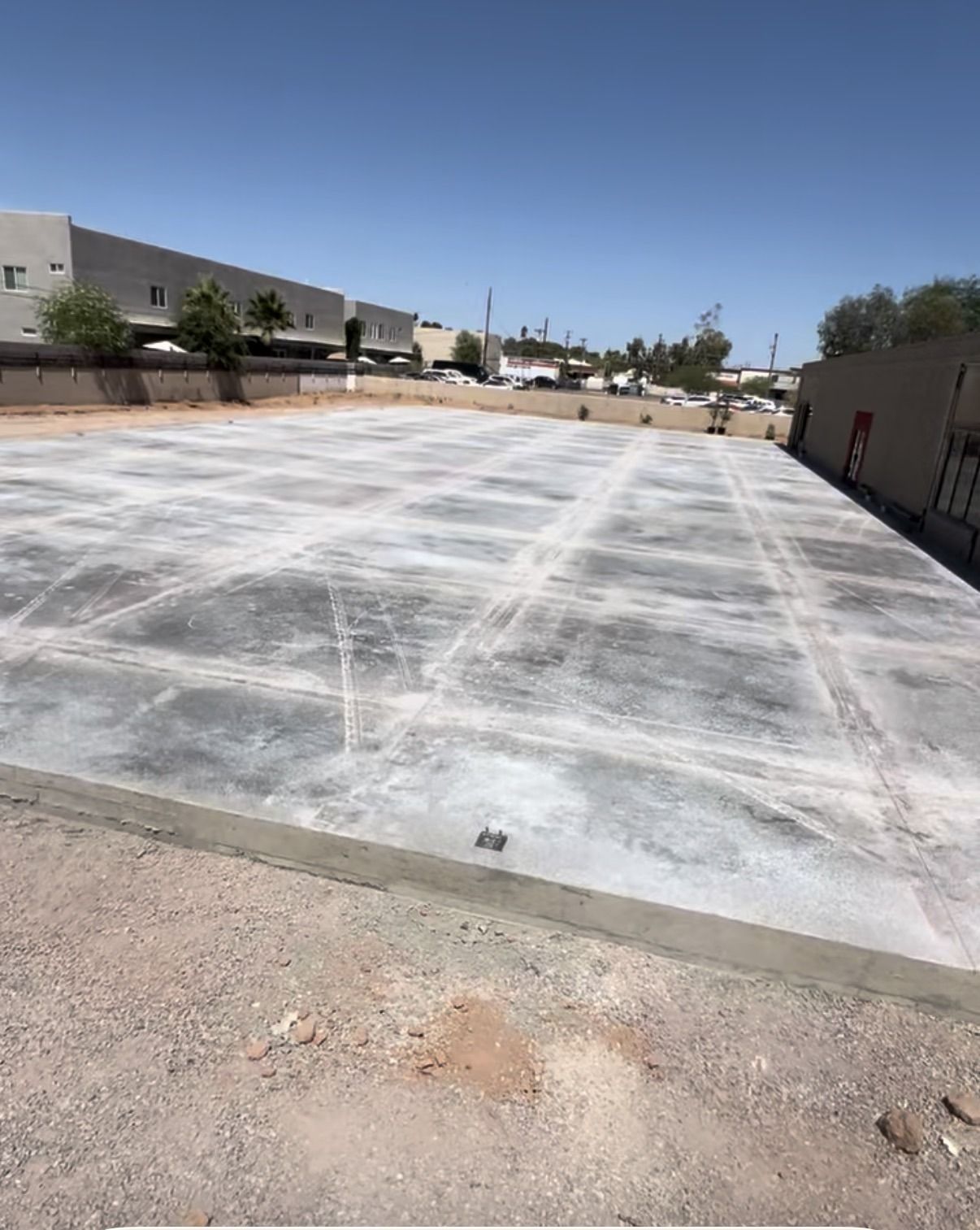 Commercial concrete foundation construction in Phoenix