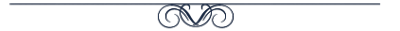 A decorative flourish in a looping pattern hangs below a horizontal line.