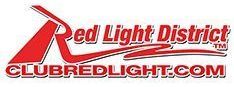 Red logo with stylized