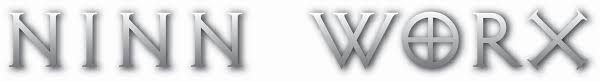 NINN WORX logo in stylized, silver letters.