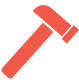 Hammer icon indicating remodel services