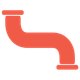 Drain pipe icon indicating drain line services.