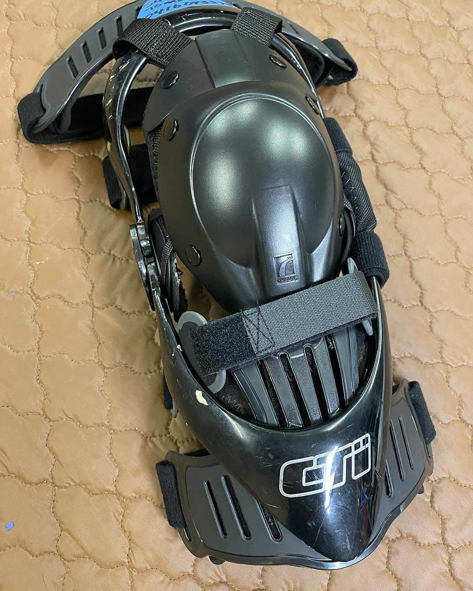 A Black Knee Brace — Gall Bros Medical in Sydney, NSW