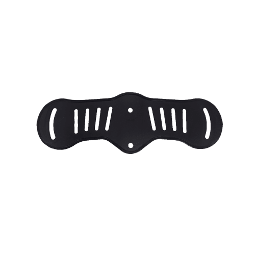 Black Stylized Dog-bone Shaped Icon With White Stripes and Dots — Gall Bros Medical in Robina, QLD
