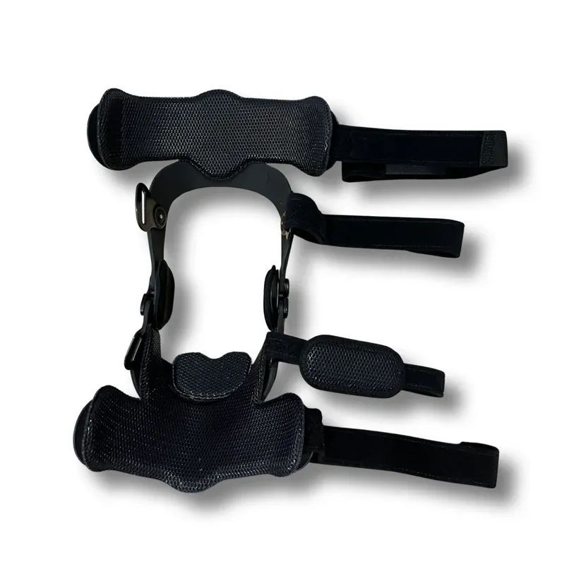 Black Foam Ankle-foot Brace With Straps — Gall Bros Medical in Robina, QLD