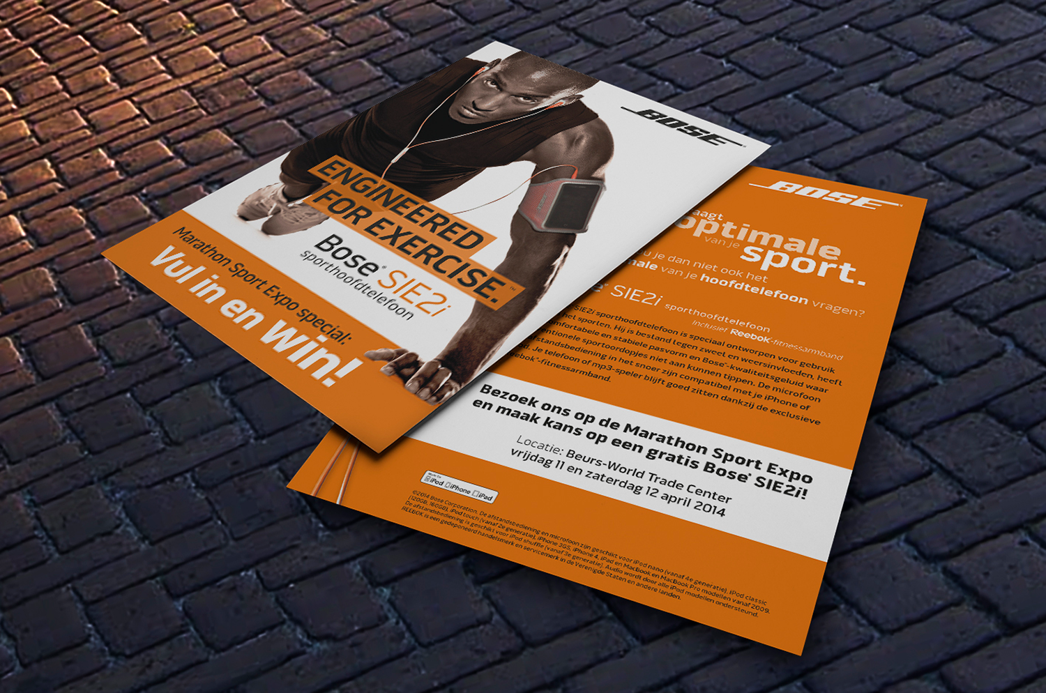 A5 actieflyer Bose SIE2 by reclamestudio Morant