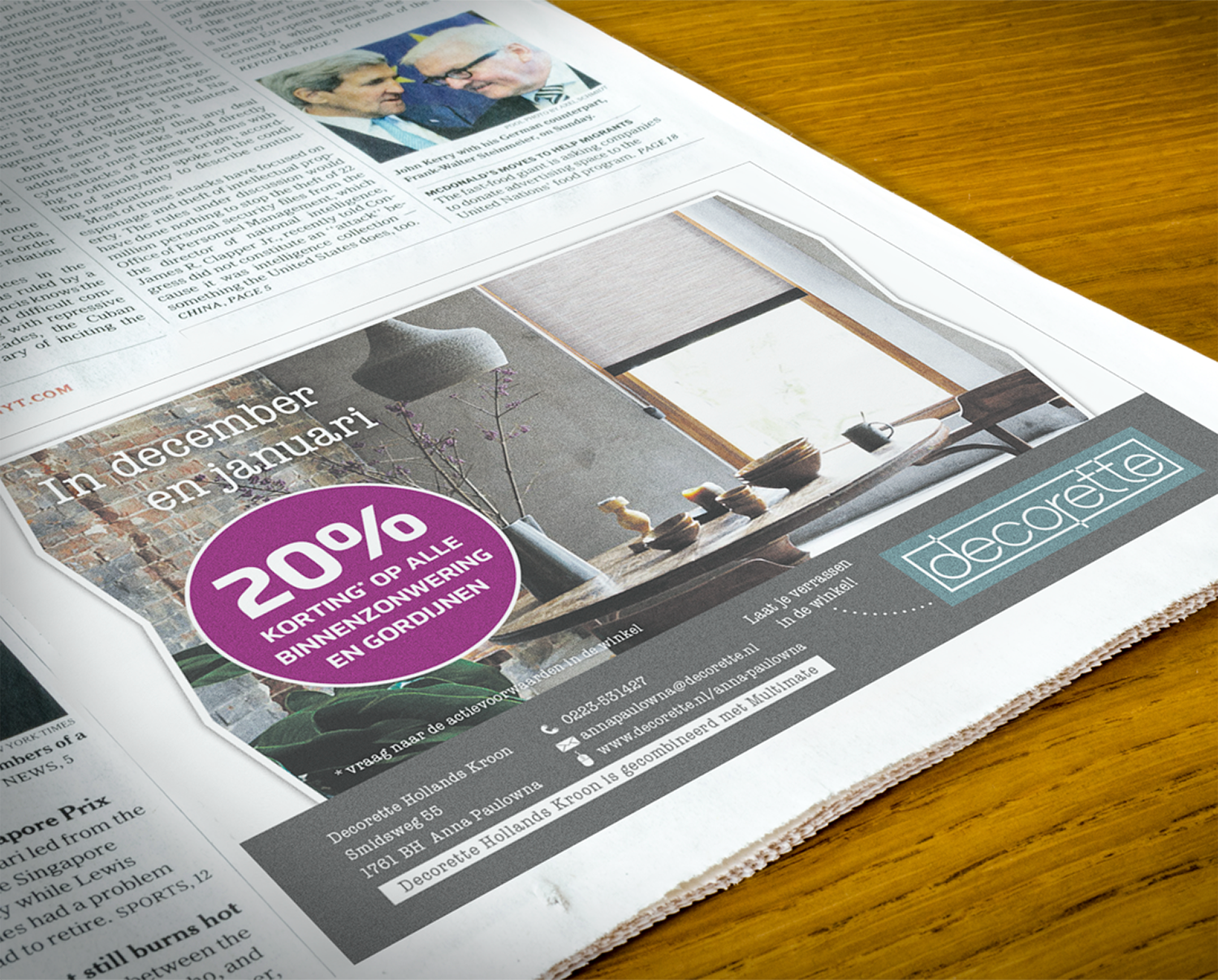 adverteren advertentie social media krant magazine by reclamestudio Morant