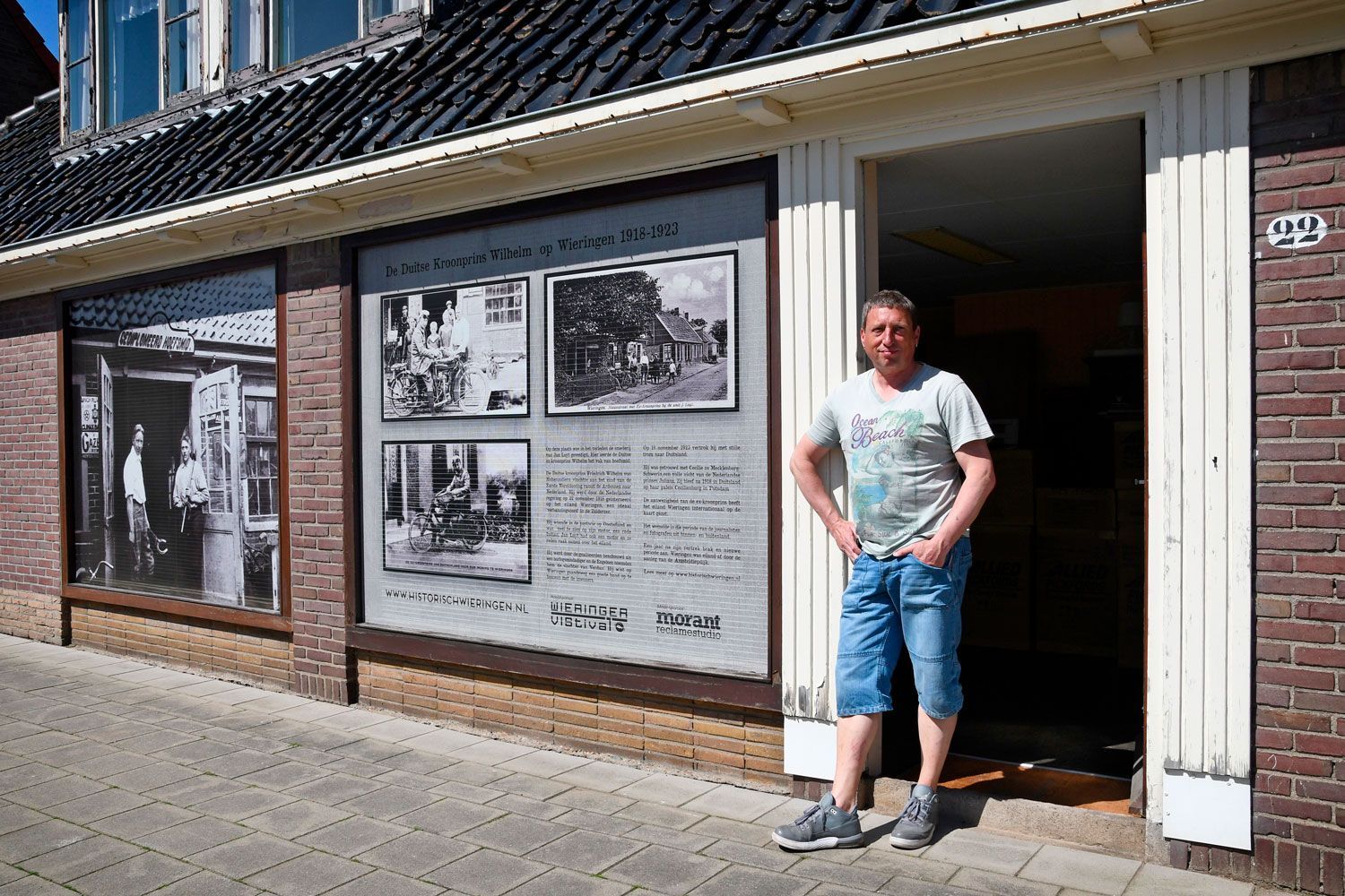 Kroonprins visials i.o.v. Historisch Wieringen