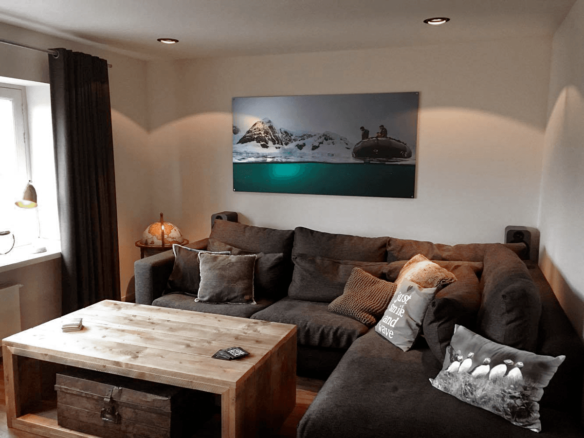 Wanddecoratie bij JanJaap Tijsen  by reclamestudio Morant