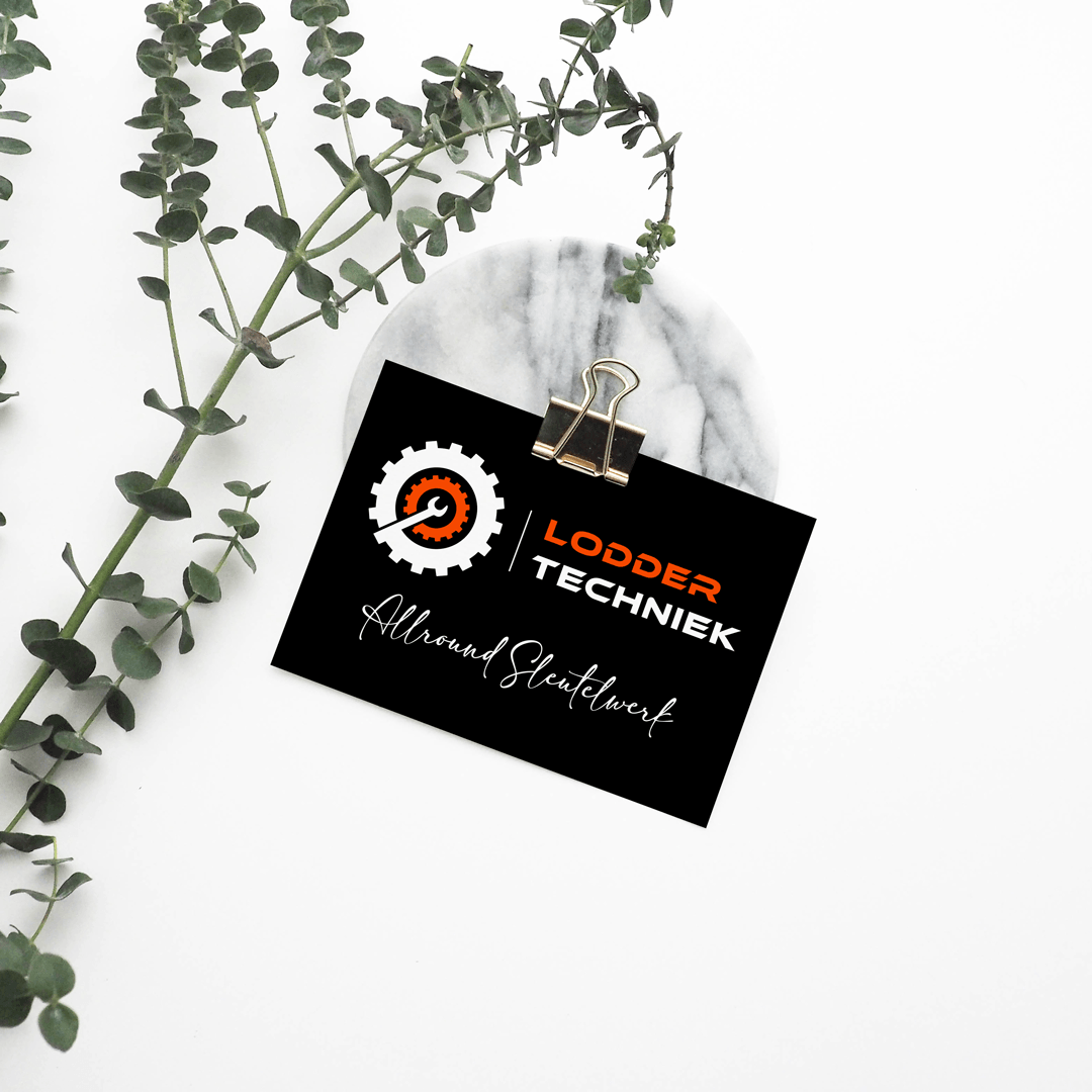 Logo Lodder techniek by reclamestudio Morant