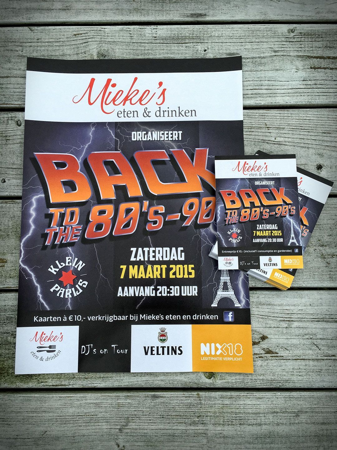 Evenementposters + tickets by reclamestudio Morant
