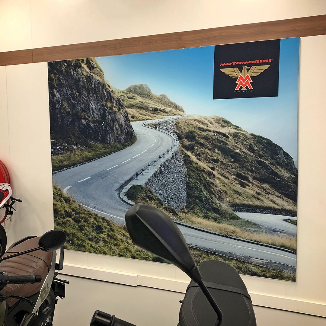 Moto Morini textieldoek by reclamestudio Morant