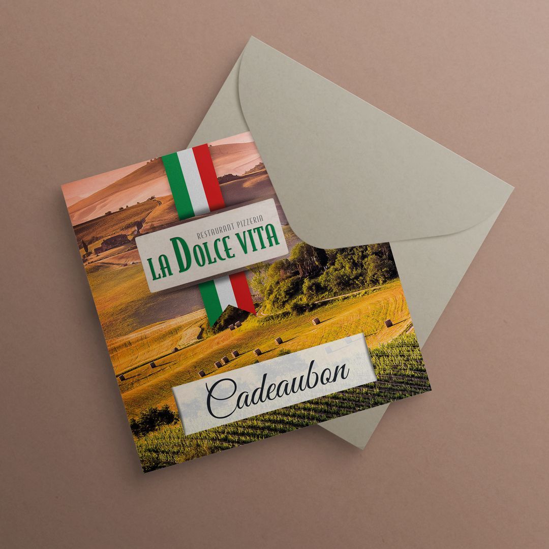 Cadeaubon La Dolce Vita by reclamestudio Morant