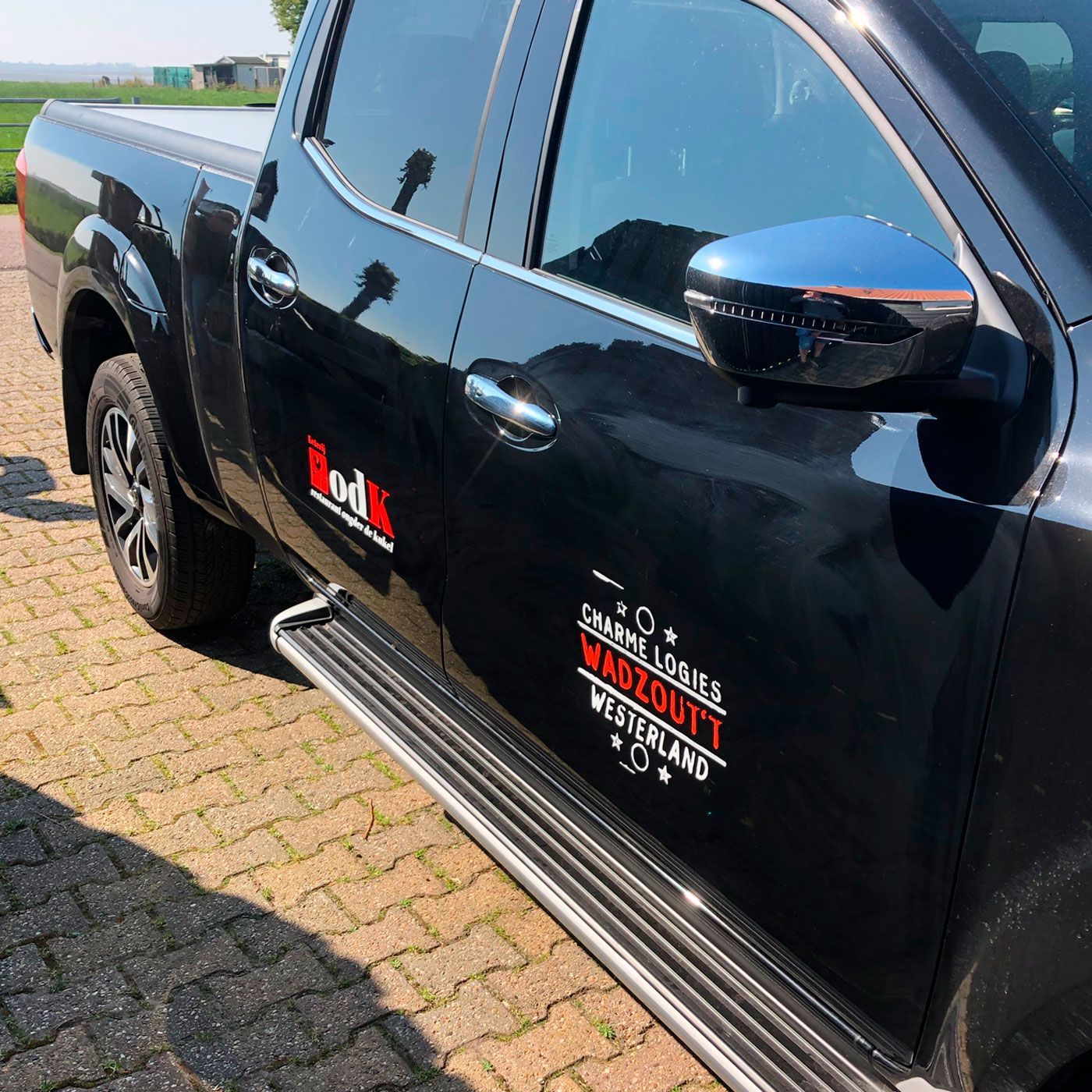 Belettering bedrijfsauto Ongder de Kukel