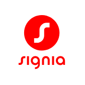 A black and white logo for signature series on a white background.