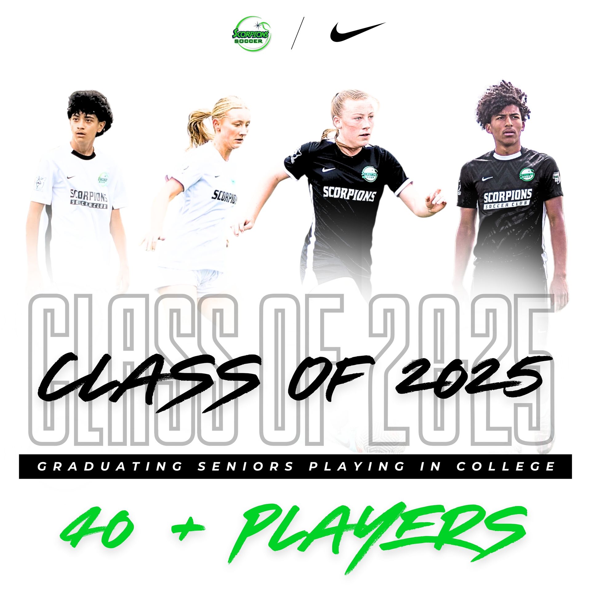 Scorpions SC is proud to be a pathway for players to continue their careers beyond club and high sch