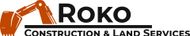 The logo for Roko Construction and Land Services in North Port, FL