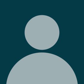 Generic user profile icon on a dark teal background with a light gray head-and-shoulders silhouette