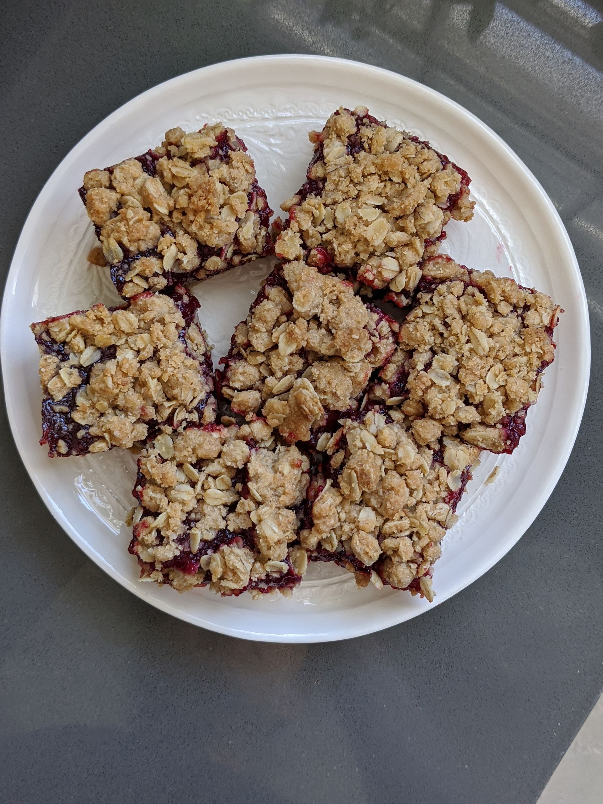 Fruit Crumble Bars