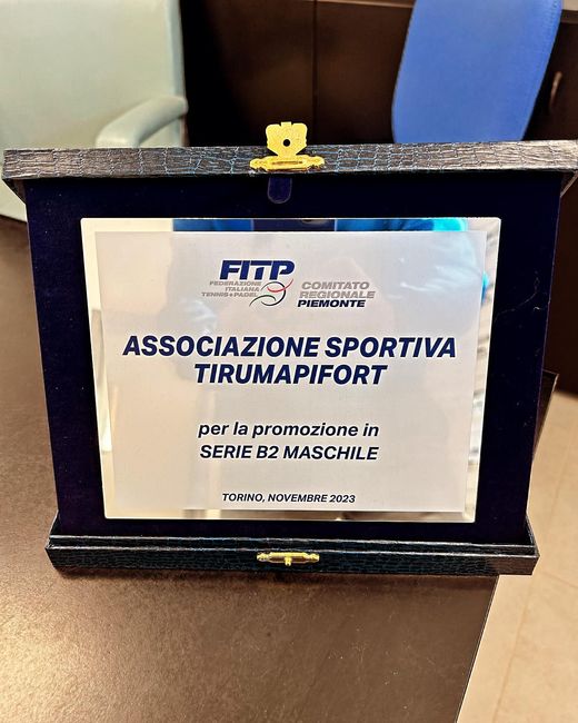 Targa promozione serie b2 maschile