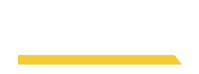 Yellow horizontal bar with a slanted end.